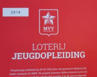 Uitslag loterij MVV-Jong PSV