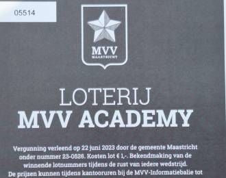 Extra prijzen bij loterij rondom MVV-VVV